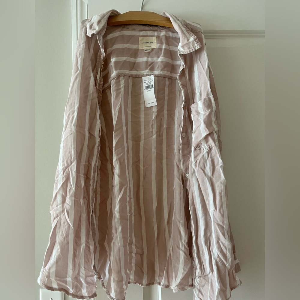 New stripped pink bottom down